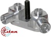 Коллектор алюминиевый вертикальный поворотный 3/4”-16 UNF/ 7/8” 14 UNF 5206