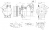 Компрессор 10S15 PV6 12V для FLUENCE/ LOGAN/ DUSTER