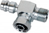 Фитинг аналог Carrier 40-60301-00 1/2” №8х90˚ O-RING 3/4"-16UNF с заправочным портом HP