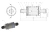 Фильтр-осушитель TCL033, 2х5/8"-18UNF, Flare (шов слева)