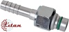 Фитинг алюминиевый 8мм 3/8” №6х180˚ NECK M16х1,5