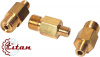 Переход латунный 3/8"-24UNF - 9/16"-18UNF ORFS для маслоотделения