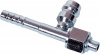 Фитинг стальной 8мм 3/8” №6х180˚ O-RING 5/8”-18UNF c заправочным портом HP Фитинг стальной 8мм 3/8” №6х180˚ O-RING 5/8”-18UNF c заправочным портом HP