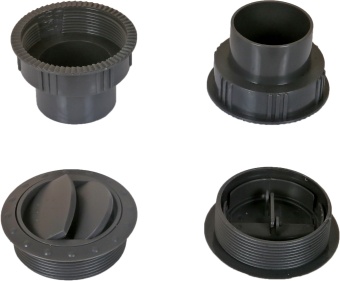 24-0769 Дефлектор серый D70 под гофру 47мм