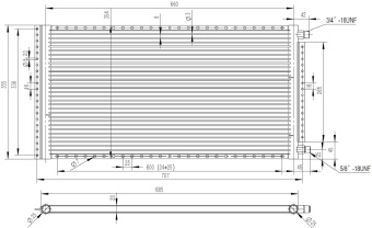 Чертеж 20-1729 Конденсатор 14х27х20мм