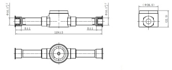 Чертеж 21-2729 Смотровое стекло 1 2 (пайка)
