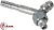 Фитинг алюминиевый 10мм 1/2” №8х45˚ O-RING 3/4”-16UNF c заправочным портом HP