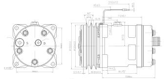 5H14 A2 12V_24V горизонтальные выходы