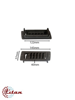 Чертеж 24-2121 Дефлектор серый 145х57