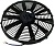 Вентилятор 15" 24V Puller 80W (аналог SPAL 350мм 14")