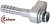 Фитинг алюминиевый 10мм 1/2” №8х180˚ NECK с фланцем