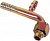 Фитинг стальной 13мм 5/8” №10х90˚ O-RING 7/8”-14UNF c заправочным портом LP