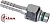 Фитинг алюминиевый 10мм 1/2” №8х180˚ NECK M22х1,5