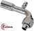 Фитинг стальной 13мм 5/8” №10х90˚ O-RING 7/8”-14UNF c зап. портом LP со стаканом, толст. шланг