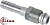 Фитинг алюминиевый 13мм 5/8” №10х180˚ O-RING 7/8”-18UNF с гайкой с наружной резьбой