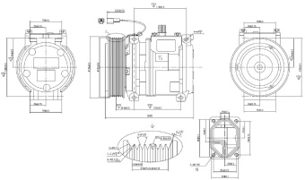 Чертеж 10PA15C PV8 12V_24V Чертеж 10PA15C PV8 12V_24V