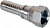 Фитинг DN08 JIC 1/2" 0Г - 26711-05-05X