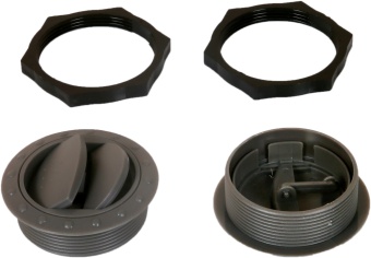 24-2110 Дефлектор серый D70x25