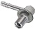 Крышный переход алюминиевый 8мм 3/8” №6х90˚ O-RING 5/8”-18UNF под обжим