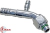 Фитинг стальной 16мм 3/4” №12х45˚ O-RING 7/8”-14UNF c заправочным портом LP