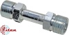 Фитинг стальной 16мм 3/4” №12х180˚ O-RING 1 1/16”-14UNF сростка с наружной резьбой