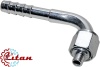 Фитинг стальной 8мм 5/16” №6х90˚ MINI O-RING 9/16”-18UNF