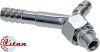 Фитинг стальной 13мм 5/8” №10х45˚ O-RING 7/8”-14UNF c заправочным портом LP