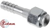 Фитинг алюминиевый 10мм 1/2” №8х180˚ FLARE 3/4”-16UNF