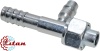 Фитинг стальной 13мм 5/8” №10х180˚ O-RING 7/8”-14UNF c заправочным портом LP