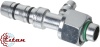 Фитинг аналог Carrier 16мм 3/4” №12х180˚ O-RING 1 1/16”-14UNF c заправочным портом LP
