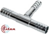 Фитинг стальной 10мм 1/2” №8 - 8мм 3/8” №6 - 10мм 1/2” №8 тройник