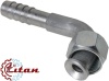Фитинг алюминиевый 10мм 1/2” №8х90˚ FLARE 3/4”-16UNF