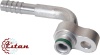 Фитинг алюминиевый 10мм 1/2” №8х90˚ NECK с фланцем