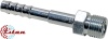 Фитинг стальной 8мм 3/8” №6х180˚ O-RING 5/8”-18UNF с наружной резьбой