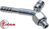Фитинг стальной 10мм 1/2” №8х45˚ O-RING 3/4”-16UNF c заправочным портом HP