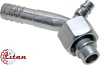 Фитинг стальной 16мм 3/4” №12х45˚ O-RING 1 1/16”-14UNF c заправочным портом LP