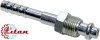 Фитинг стальной 8мм 3/8” №6х180˚ O-RING 5/8”-18UNF с гайкой с наружной резьбой