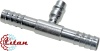 Фитинг стальной 13мм 5/8” №10х180˚ сростка c заправочным портом LP