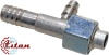 Фитинг алюминиевый 16мм 3/4” №12х180˚ O-RING 1 1/16”-14UNF c заправочным портом LP