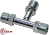 Фитинг стальной 13мм 5/8” №10 O-RING 7/8”-14UNF тройник с наружной резьбой