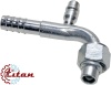 Фитинг стальной 13мм 5/8” №10х90˚ O-RING 7/8”-14UNF c заправочным портом LP