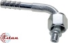 Фитинг стальной 8мм 3/8” №6х90˚ O-RING 5/8”-18UNF