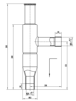 Чертеж 21-0797 Регулятор давления KVL 28