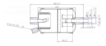 Чертеж 17-1695 Маслоотделитель для Thermo King, аналог 66-8548