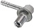 Крышный переход алюминиевый 10мм 1/2 №8х90˚ O-RING 3/4”-16UNF под обжим
