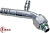 Фитинг стальной 16мм 3/4” №12х45˚ O-RING 7/8”-14UNF c заправочным портом LP