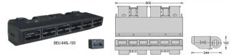 Чертеж 10-1823 Испаритель BEU 848L-100 24V LHD O-Ring