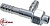 Фитинг стальной 13мм 5/8” №10х180˚ O-RING 7/8”-14UNF c заправочным портом LP