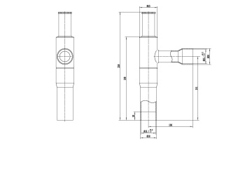 Чертеж 21-1049 Регулятор давления KVL 35 аналог Danfoss 034L0052 1 3 8 (пайка)
