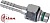 Фитинг алюминиевый 8мм 3/8” №6х180˚ NECK M16x1,5